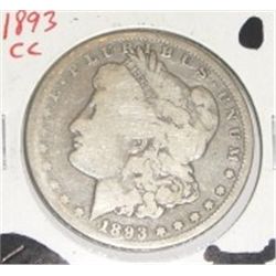 1893-CC CARSON CITY MORGAN SILVER DOLLAR *TOP 10 EXTREMELY RARE VERY HARD TO FIND!!
