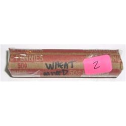 ROLL OF WHEAT PENNIES 50 TOTAL *UNSEARCHED MIXED DATES & GRADES* ROLL CAME OUT OF SAFE!!