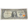 Image 1 : 1957 SERIES $1 SILVER CERTIFICATE SERIAL #J76629615A *NICE EARLY U.S. BILL!!