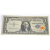 Image 1 : 1957 SERIES A $1 SILVER CERTIFICATE SERIAL #H69665493A *NICE EARLY U.S. BILL!!