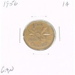 1956 CANADIAN 1 CENT PENNY *PLEASE LOOK AT PICTIRE TO DETERMINE GRADE*!!