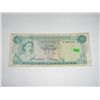 Image 1 : 1974 RARE ONE DOLLAR BAHAMAS BILL SERIAL #246317 *RARE NICE OCEAN SCENE ON REVERSE BILL!!