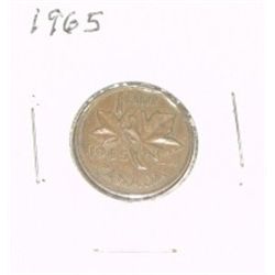 1965 CANADIAN 1 CENT PENNY *PLEASE LOOK AT PICTURE TO DETERMINE GRADE*!!