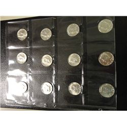 Twelve 1965 Proof Like MS-65 Kennedy Halfs