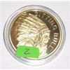 2010 1/2oz 24K GOLD .100 MILLS COIN *SITTING BULL* MINT CONDITION!!