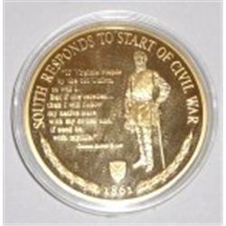 2011-2015CIVIL WAR SEQUICENTENNOAL COIN *CIVIL WAR/SOUTH RESPONDS TO START OF WAR* MINT CONDITION!!