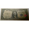 Image 1 : 1935 SERIES A $1 SILVER CERTIFICATE BILL SERIAL #A09548840B *RARE AB SERIAL NOTE/NICE EARLY U.S. BIL