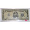 1934 SERIES A $5 SILVER CERTIFICATE BILL SERIAL #J18174313A *NICE EARLY U.S. BILL*!!