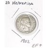 Image 1 : 1902 10 HELVETICA COIN *RARE EXTRA FINE+ HIGH GRADE*!!