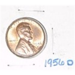 1956-D LINCOLN WHEAT PENNY *RARE UNC HIGH GRADE*!!