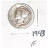 1943 SILVER MERCURY DIME *NICE VERY FINE-EARLY DIME!!
