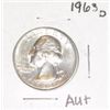 1963-D SILVER WASHINGTON QUARTER *NICE AU+ HIGH GRADE-90% SILVER QUARTER*!!