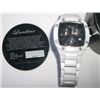 Image 3 : LANDOUX WATCH WITH AUTHENTIC 8 DIAMONDS & CERAMIC BAND ESTIMATED VALUE IS $4500.00!!