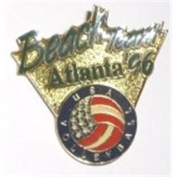 1996 ATLANTA OLYMPIC PIN *RARE HARD TO FIND USA VOLLEYBALL-BEACH TEAM*!!