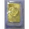 RUSSIAN CCCP 30 GRAMM SILVER BAR/GOLD PLATED *POCCNR*!!