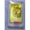 Image 2 : RUSSIAN CCCP 30 GRAMM SILVER BAR/GOLD PLATED *POCCNR*!!