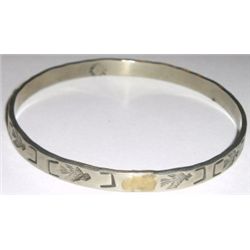 STERLING SILVER BRACELET STAMPED *925 MEXICO* SILVER BRACELET WEIGHS .64ozs!!