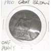 1900 GREAT BRITAIN ONE PENNY *NICE EARLY BRITISH COIN*!!
