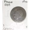 1854 FRANCE 1 CENTIME *RARE EARLY COIN-GOOD GRADE*!!