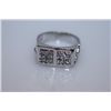 Image 1 : 29.6 CTW CZ RING .925 STERLING SILVER