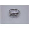 Image 1 : 20.4 CTW CZ RING .925 STERLING SILVER