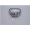 Image 1 : 23.8 CTW CZ RING .925 STERLING SILVER