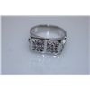 Image 1 : 26.1 CTW CZ RING .925 STERLING SILVER