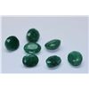 Image 1 : 26.60 AFRICAN EMERALD MIX-SHAPED/SIZED (7 PC)
