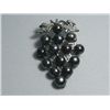 Image 1 : GRAPES BLACK PEARL BROOCH AUTHENTIC PHILIPPINE PEARL ME