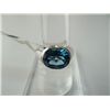 Image 1 : 29.00 CTW BLUE TOPAZ RING .925 STERLING SILVER