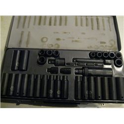 MASTERCRAFT MAXIMUM 1/2" IMPACT SOCKET SET