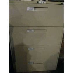 4 DRAWER LATERAL FILE CABINET