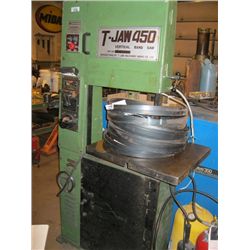 T-JAW-450 VERTICAL BAND SAW WITH BLADE WELDER