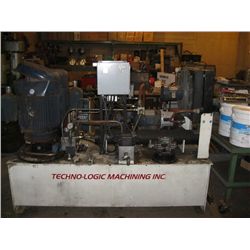 TECHNO-LOGIC ELEC/HYDRAULIC POWER UNIT WITH 2-60HP MOTORS