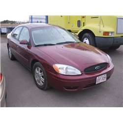 2007 FORD TAURUS 4 DOOR SEDAN VIN: 1FAFP56U47A147283, 4 DOOR.