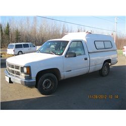 97 CHEV PICKUP VIN: 1GCEC14W1VZ203547, 6 CYL