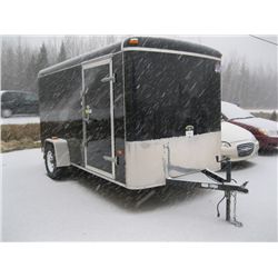 2010 US CARGO ENCLOSED TRAILER SN: 5NHUTS212AW042594, 612SA SERIES, 1 AXLE