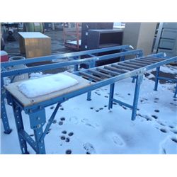 (2) SECTION OF ROLLER CONVEYOR