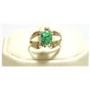 Image 1 : Zuni Blue/Green Opal Inlay Sterling Silver Small Turtle Women's Ring - Vernon Waikaniwa