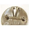 Image 2 : Zuni Multi-Stone Inlay Macaw Sterling Silver Pendant & Pin - Sanford Edaakie