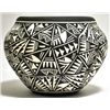 Image 1 : Acoma Pueblo Etched Bowl Pottery - Jae