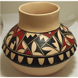 Hopi Matte Painted Pottery with Ridges - Alta Yesslith