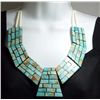 Image 1 : Santo Domingo Multi-Stone & Shell Heishi Necklace - Delbert & Torevia Crespin