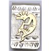 Image 1 : Navajo 12k Gold Fill Over Sterling Silver Kokopelli Money Clip - Roger Jones