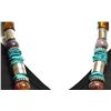 Image 3 : Navajo Turquoise & Multi-Stone Sterling Silver Necklace - Tommy Singer