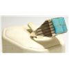 Image 2 : Navajo Turquoise Inlay Sterling Silver Men's Ring - Ray Jack