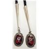 Image 3 : Zuni Multi-Stone Inlay Kokopelli Sterling Silver Bolo Tie - Beverly Etsate