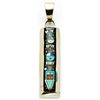 Image 1 : Navajo Multi-Stone Night Sky Pendant - Erwin Tsosie