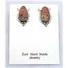 Image 1 : Zuni Auburn Corn Husk Earrings