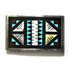 Image 1 : Zuni Multi-Stone Small Buckle - Leander & Lisa Otholi